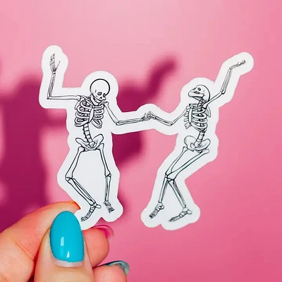 Dancing Skeletons Sticker