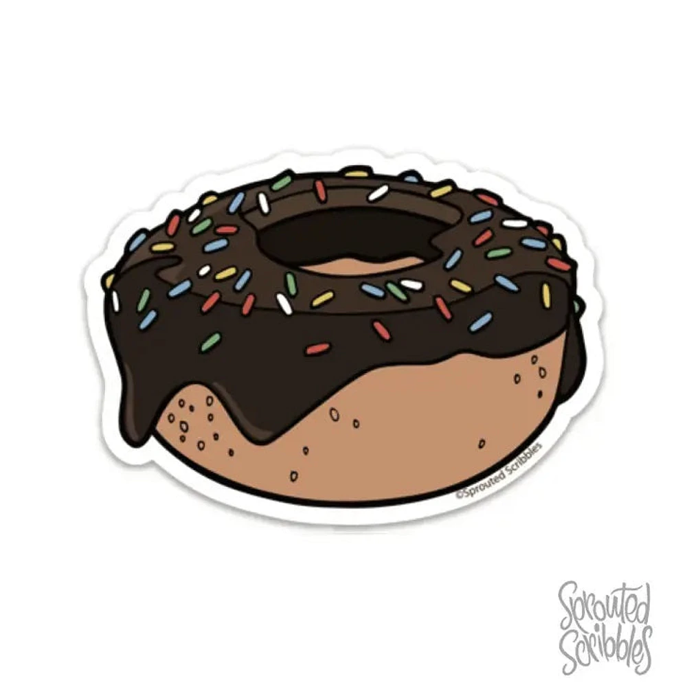 Comida de donut Pegatina