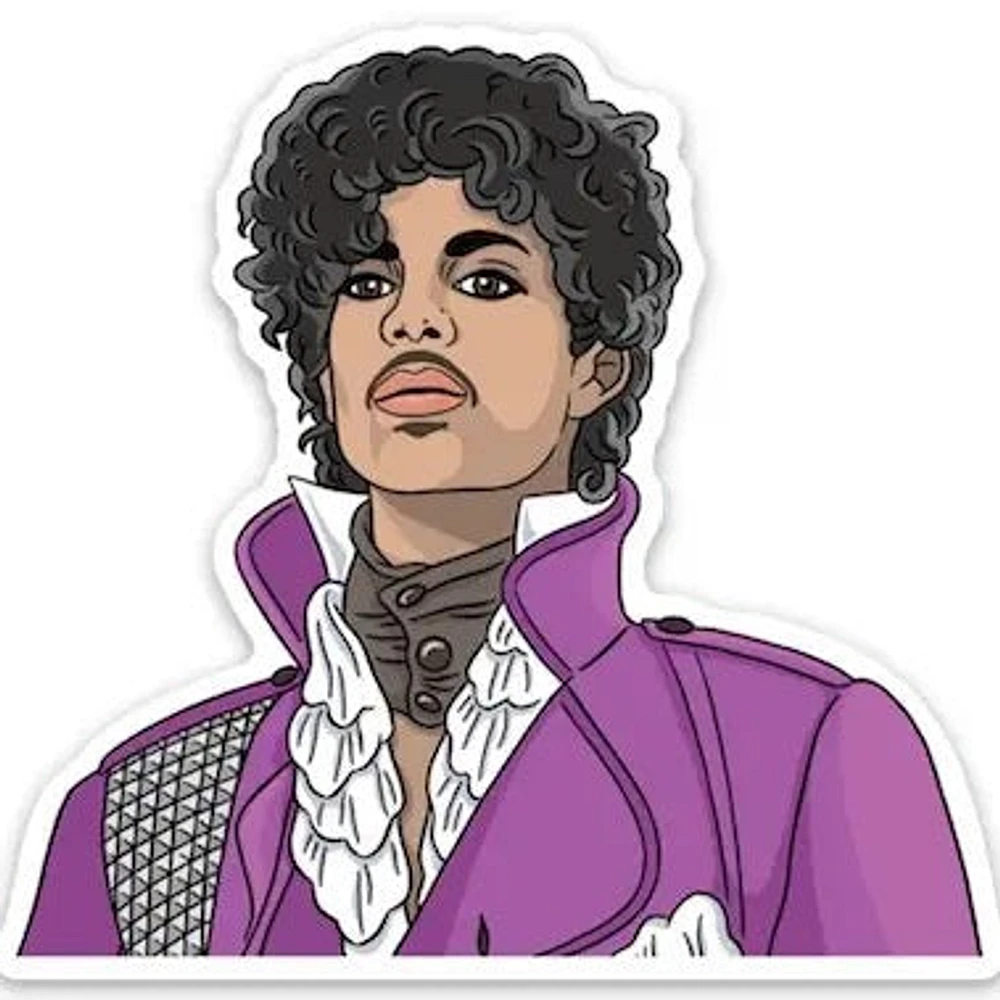 Purple Reign Jacket Sticker