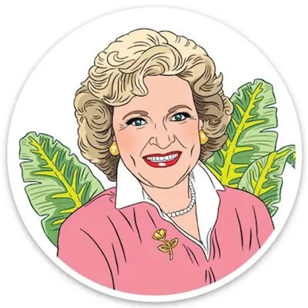 Betty White Sticker