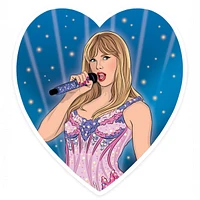 Taylors Greatest Era Heart Sticker