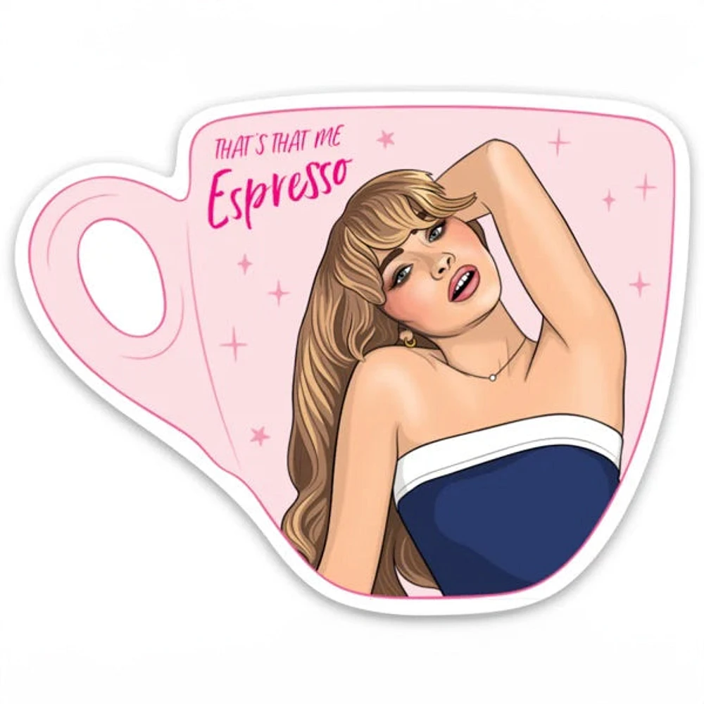 Sabrina Espresso Sticker