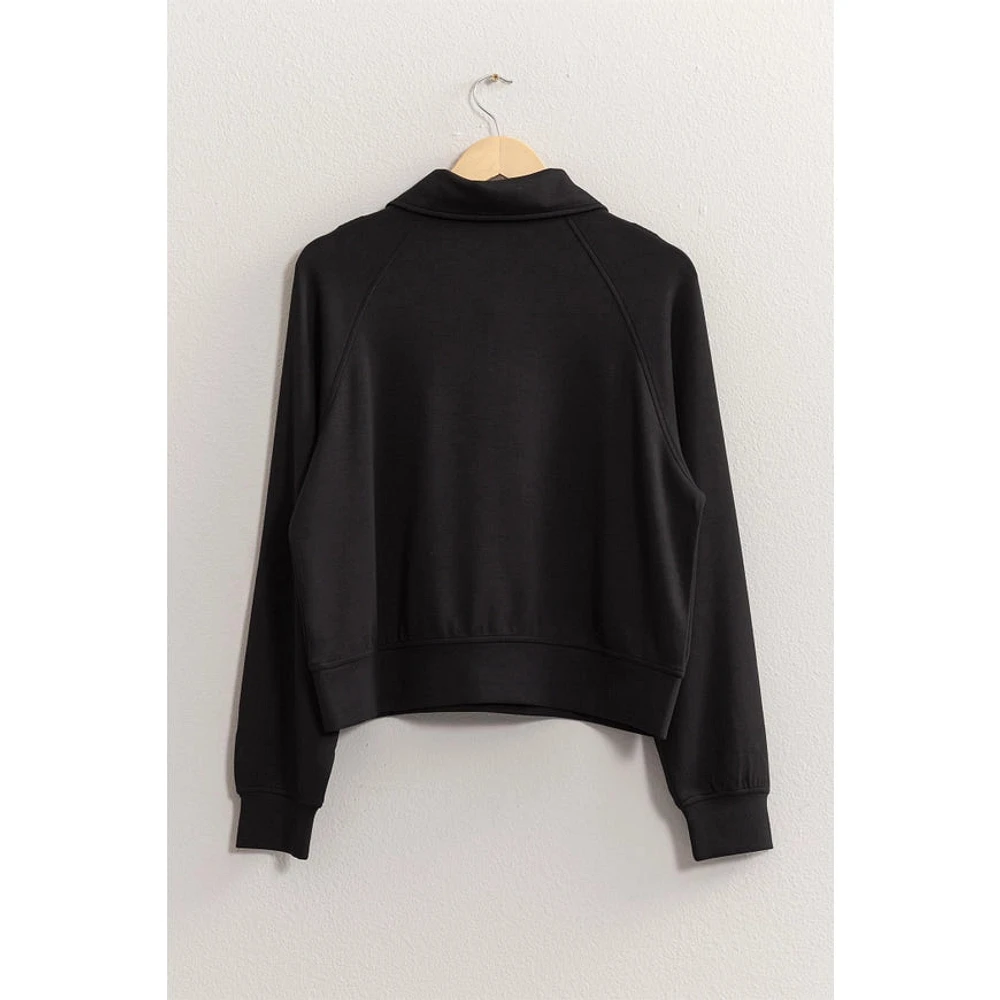 Knit Pullover Long Sleeve Top