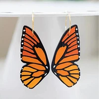 BOUCLES D'OREILLES AILE DE PAPILLON MONARQUE