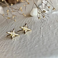 Arcturus Starburst Pave Stud Earrings