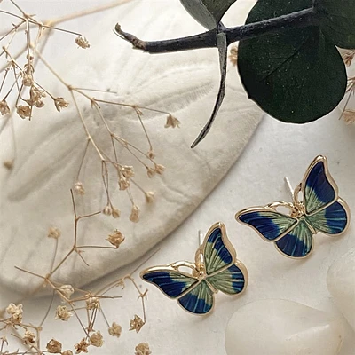 Boucles d'oreilles papillon Vlinder