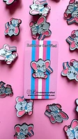 Elliot the Elephant Transgender Pin