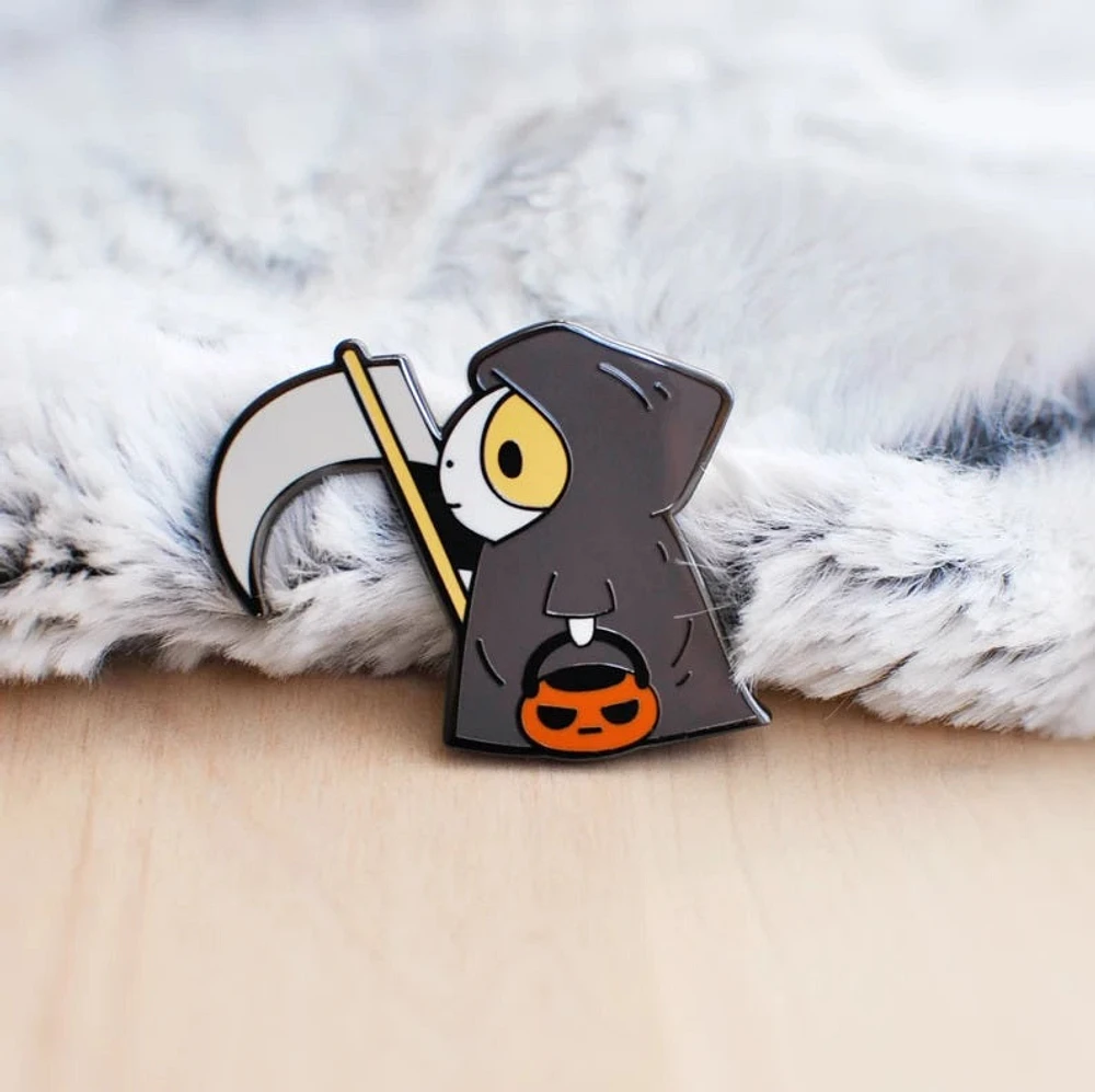 Bubu Halloween Grim Reaper Pin