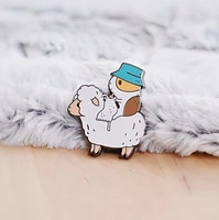 Babu The Guinea Pig Knitter Pin