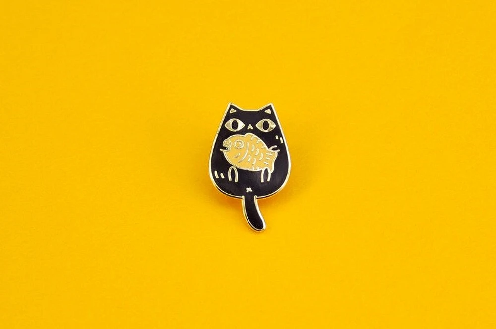 Taiyaki Cat Black