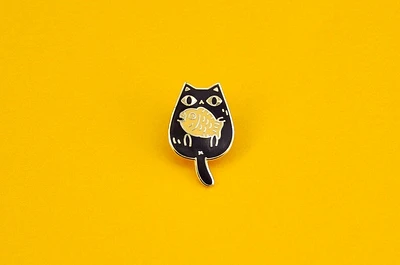 Taiyaki Cat Black