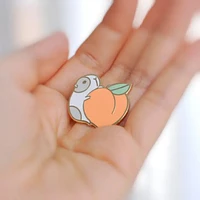 Guinea Pig And Peach Pin