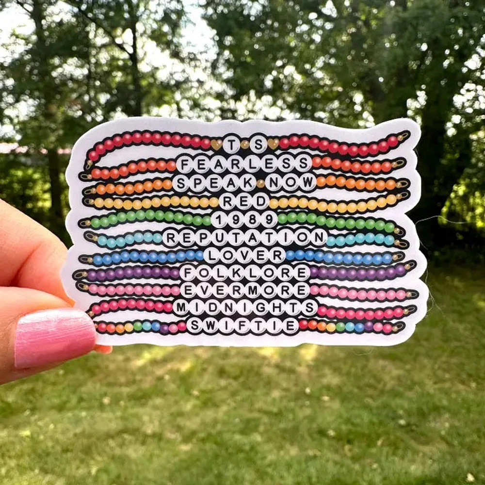 Eras Friendship Bracelets Sticker