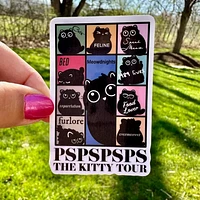 The Eras Tour Cat Sticker