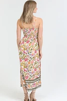 Ivory Keyhole Maxi Dress