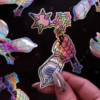 Flail & Gauntlet - Holographic Sticker