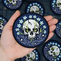 Forget Me Not Embroidered Patch