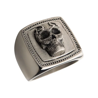 stl. Anillo Mate 3D Calavera