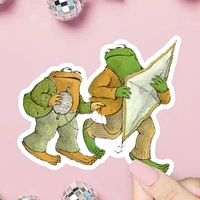 Frog and Toad Kite Sticker