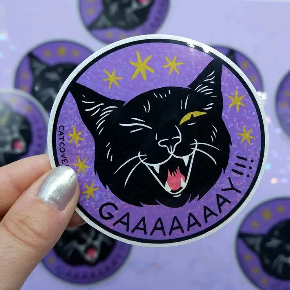 Gaaaaaaay!!! - Glitter Sticker