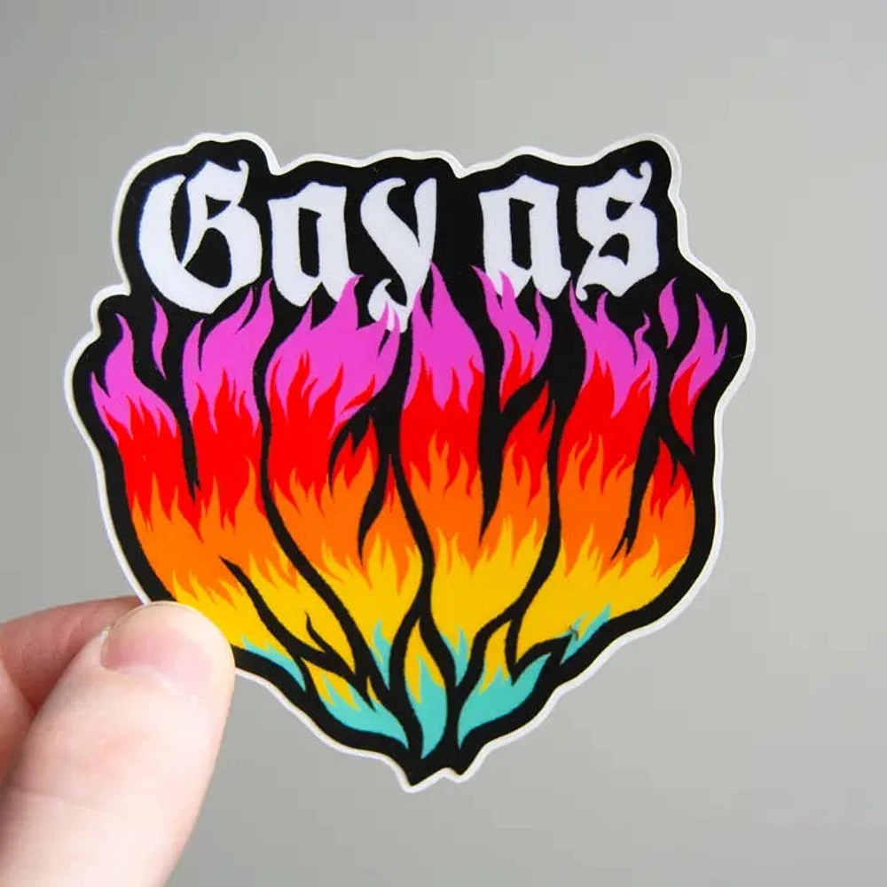 Gay As Hell Sticker