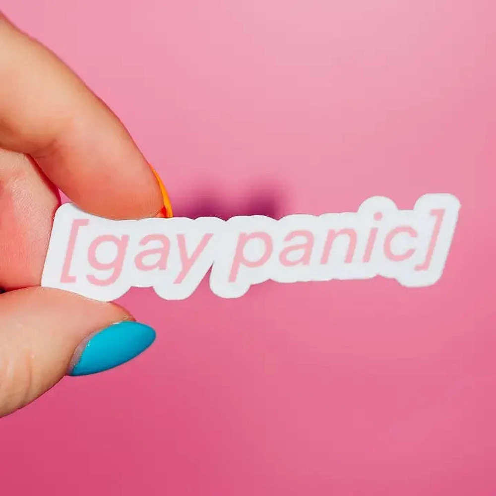 Pegatina Pánico gay