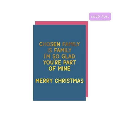 Merry Christmas Chosen Family Card