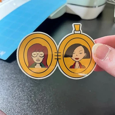 Daria Locket Sticker