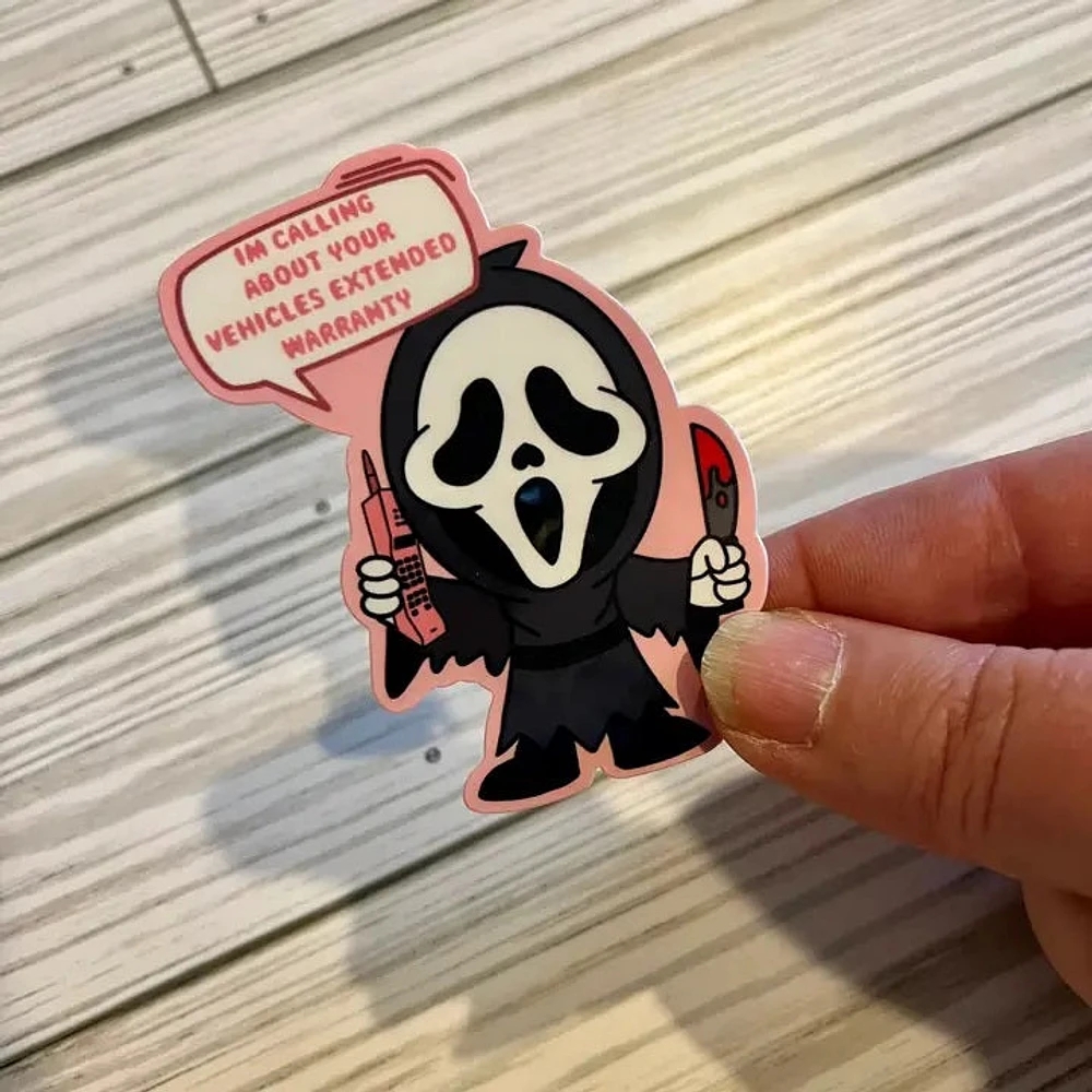 Ghostface Vinyl Sticker