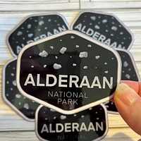 National Prak Alderaan Vinyl Sticker