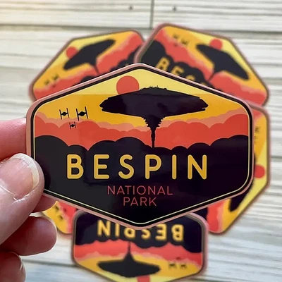 National Park Bespin Vinyl Sticker