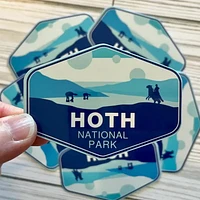 National Park, Hoth, Vinyl Sticker