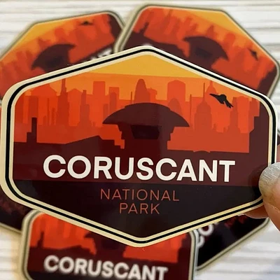 National Park Corusscant Vinyl Sticker