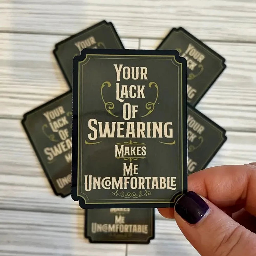 Uncomfortable Sticker