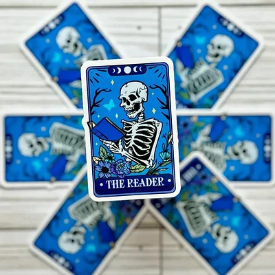 The Reader Tarot Card Sticker