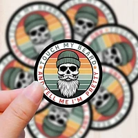 My Beard Vinyl Sticker