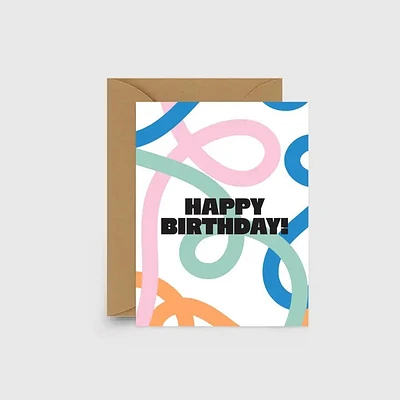 Happy Brithday Squibble Card