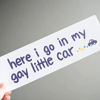 Here I Go In My Gay Little Car
