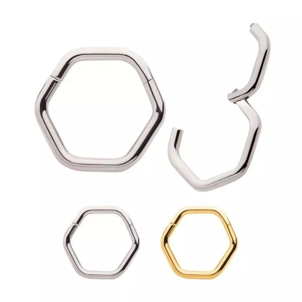 Cerceau articulé de forme hexagonale 16 g et 18