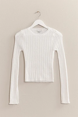 Long Sleeve Fitted Sweater