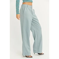 High Waist Straight Leg Pants