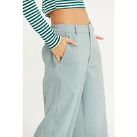 High Waist Straight Leg Pants