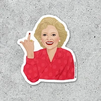 Betty White Bird Sticker