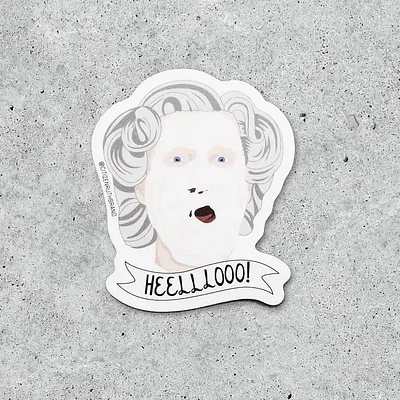 Mrs Doubtfire Helllooo Sticker