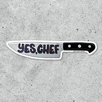 Yes, Chef Sticker