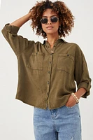 Front Button Collared Shirt