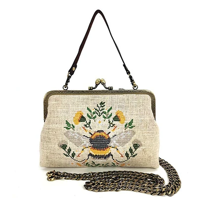 BOLSO KISSLOCK VINTAGE ABEJA