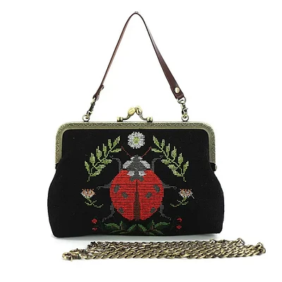 Lady Bug Kisslock Bag