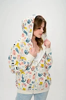 Cat Zip Up Hoodie