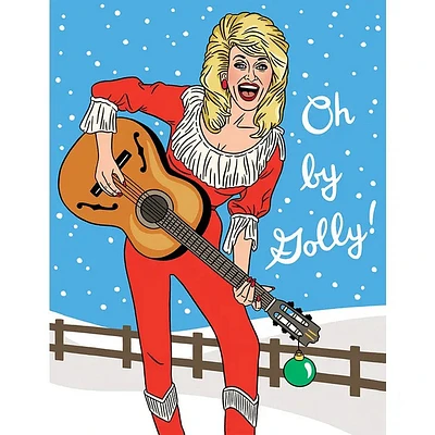 Ayez une carte de Noël Holly Dolly